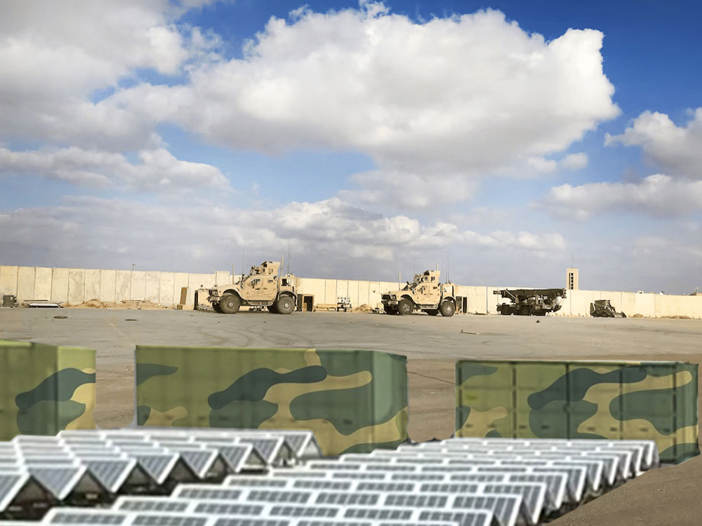 Solar Power Containers for Военное дело
